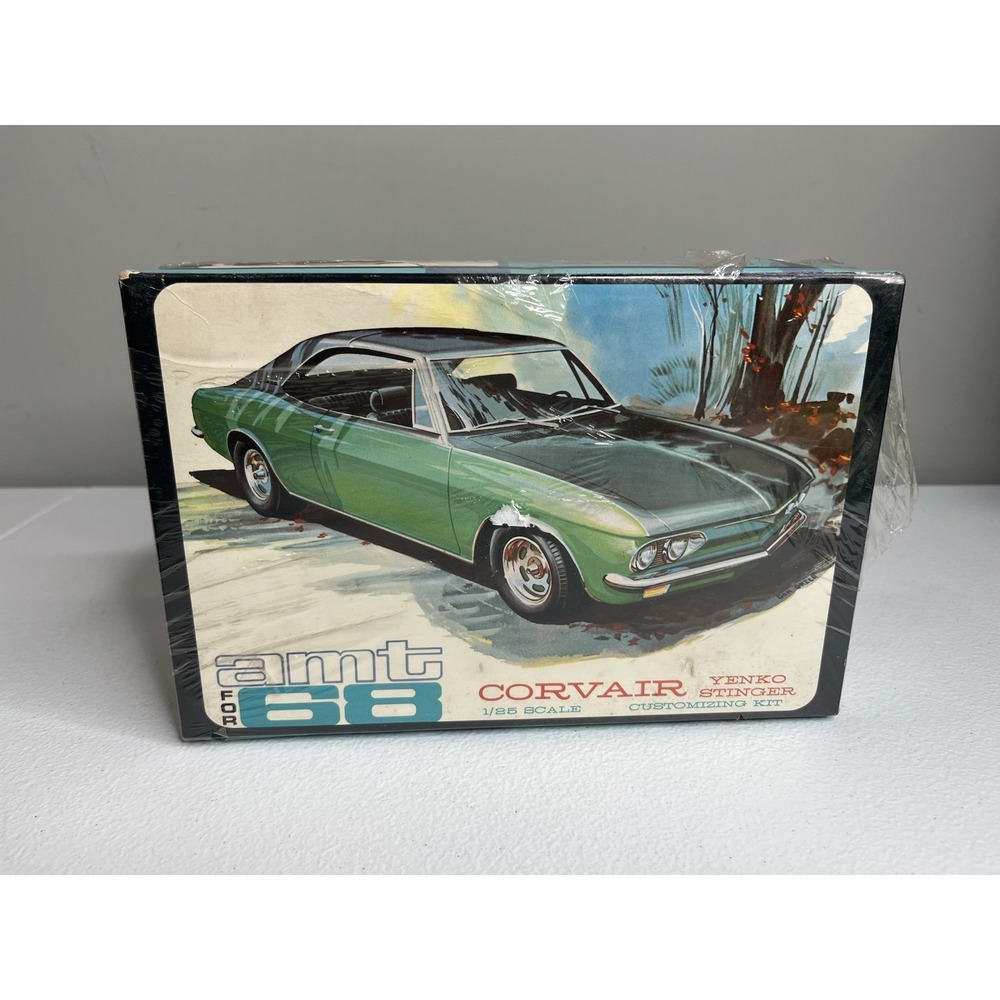 *RARE! Vtg AMT 1968 CORVAIR YENKO STINGER Model KIT #2